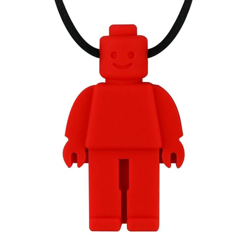Collier de mastication robot - Rouge