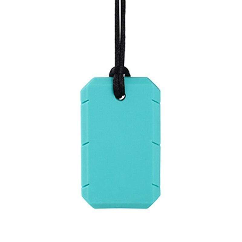 Collier à Mâcher Sensoriel Silicone - Pendentif Anti-Anxiété Pour Autisme TDAH