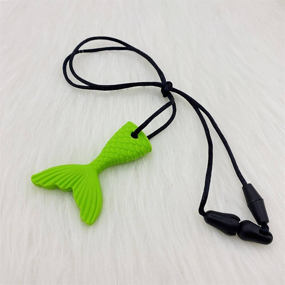 Collier à mâchouiller Queue de poisson Bien être autiste