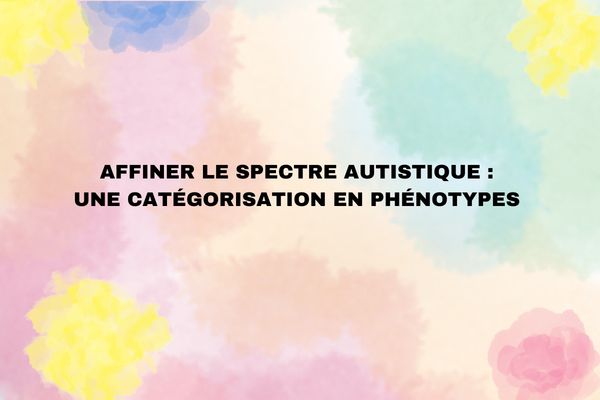 Représentation des quatre sous-types du spectre autistique