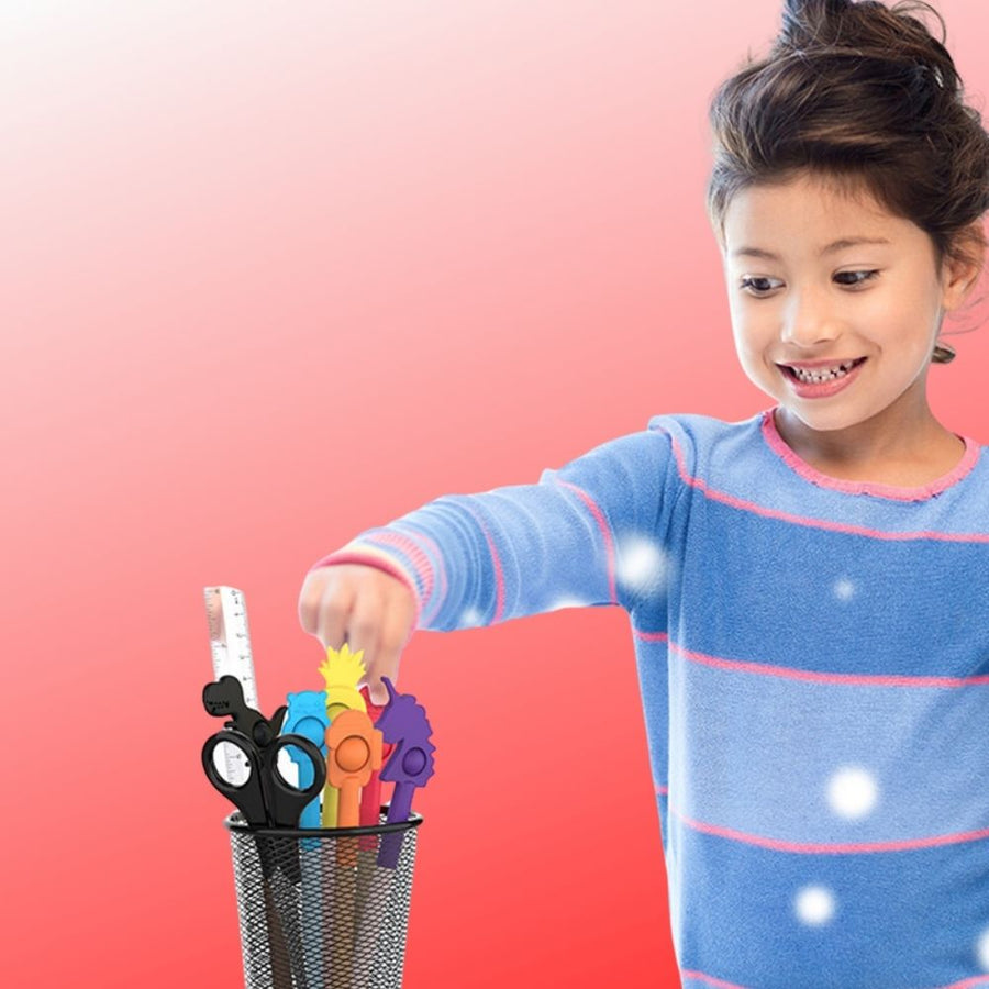 8 Embouts à Mâcher Pour Stylos – Silicone Anti-Stress, Favorise Concentration, Sans BPA, Pour Enfants & Étudiants Embouts Mâcher école