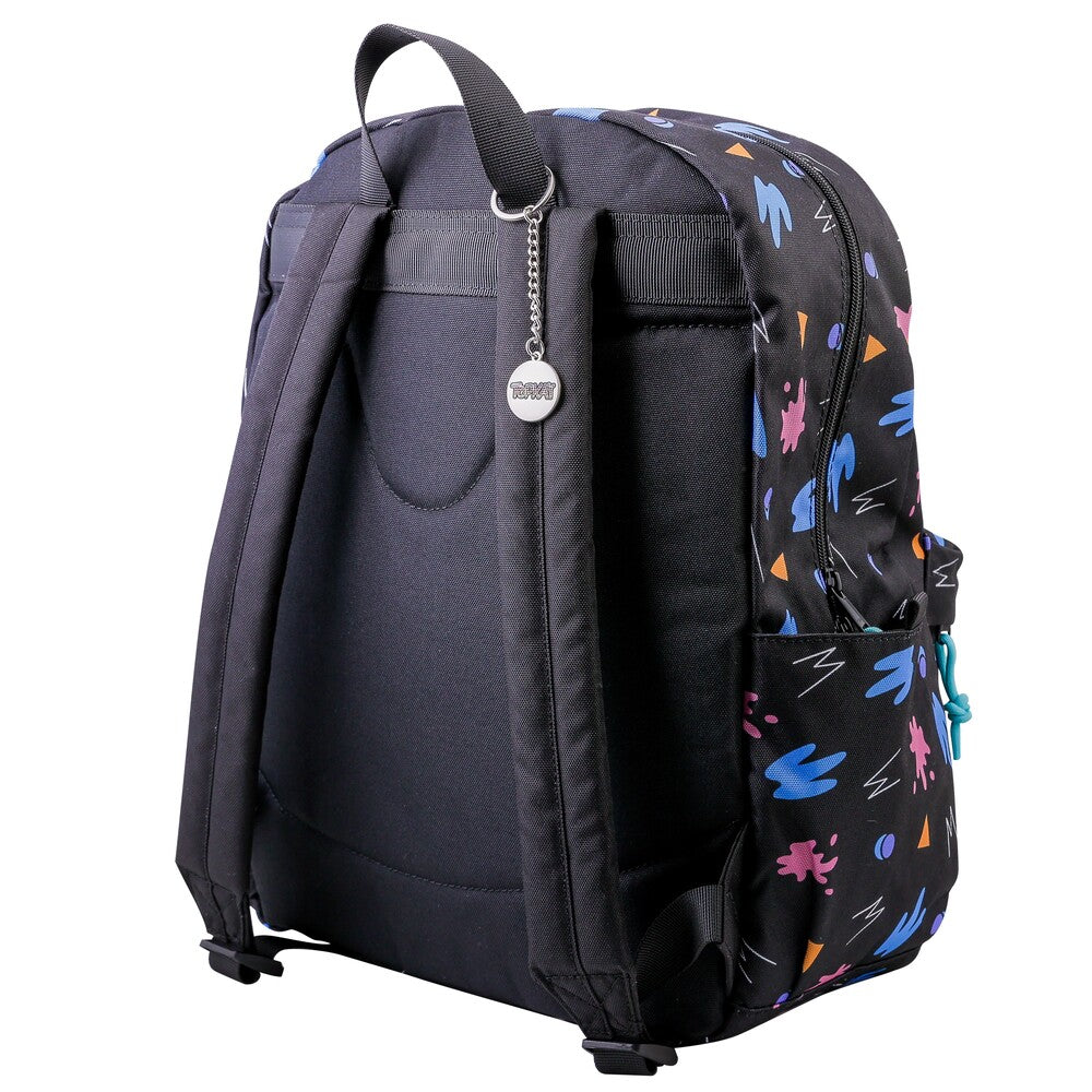 Intérieur organisé du sac à dos Topkaï Sprinkles avec rangements et scratches pour organiseur