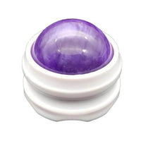 masseur rolling ball blanc et violet