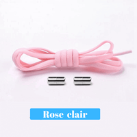 lacets élastiques rose clair