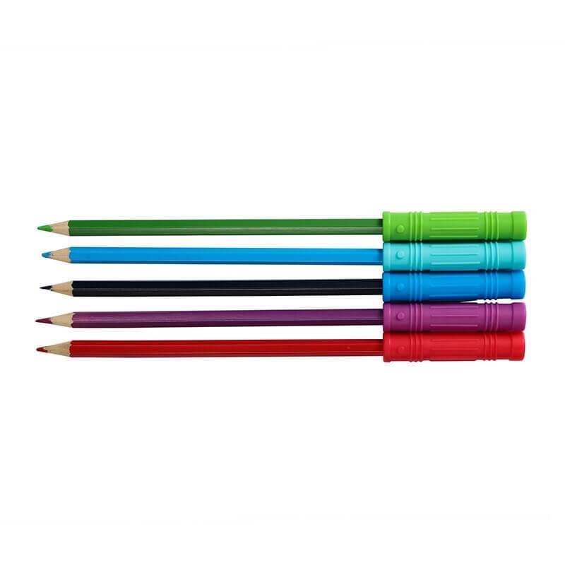Embouts Silicone à Mordiller Pour Crayons - 3 Pièces Anti-stress Pour Enfants Et Adultes